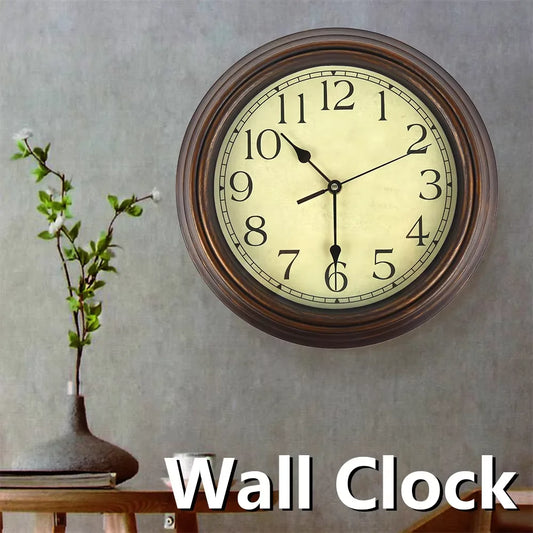 Large Retro Wall Clock