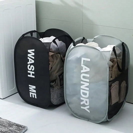 Breathable Pop-Up Laundry Hamper – Portable & Space-Saving Laundry Basket
