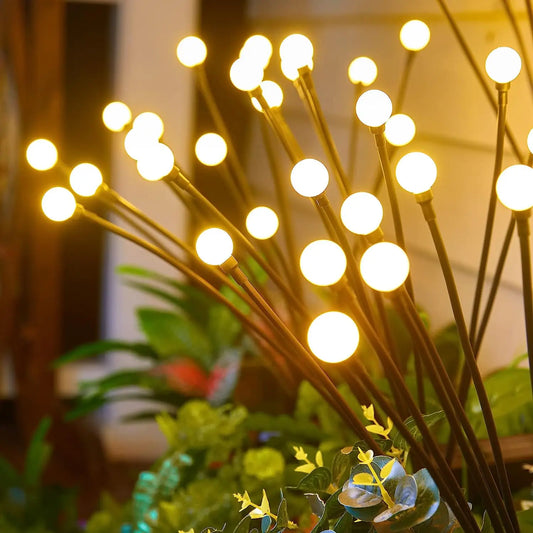 8LED Solar Firefly Garden Lights