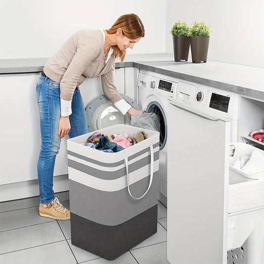 75L Large Laundry Basket with Handles – Durable Dirty Clothes Hamper for Home, Dorm, and Hotel