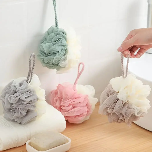 Soft Mesh Foaming Shower Sponge – Exfoliating Bath Ball