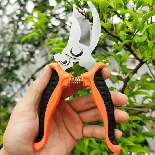 Professional Garden Scissors – Heavy-Duty Shears for Branch Trimming & Fruit Tree Pruning | Household Gardening Tool