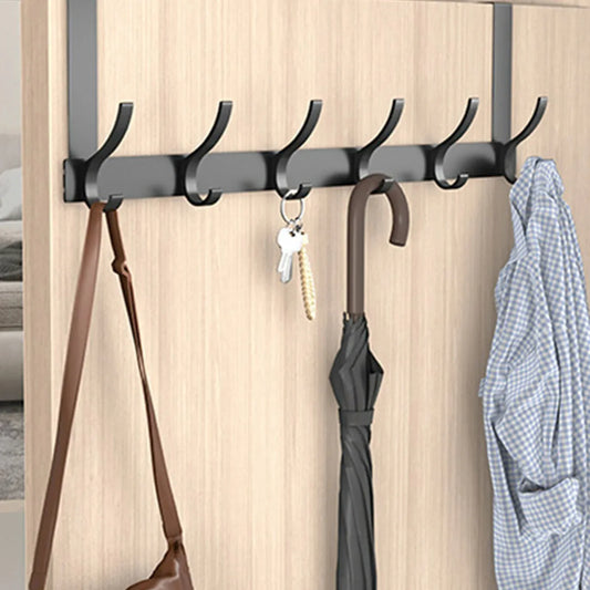 Door Behind Hooks Storage Wall Hanging