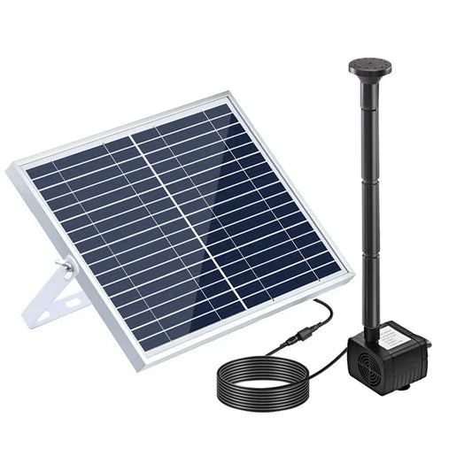 AISITIN 10W Solar Landscape Fountain – High-Power Garden Sprinkler with Strong Water Spray