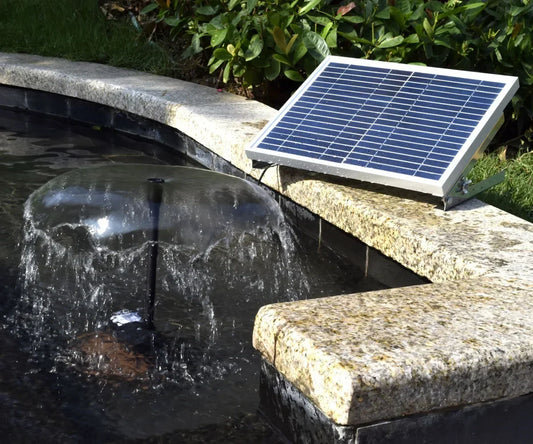 AISITIN 10W Solar Landscape Fountain – High-Power Garden Sprinkler with Strong Water Spray