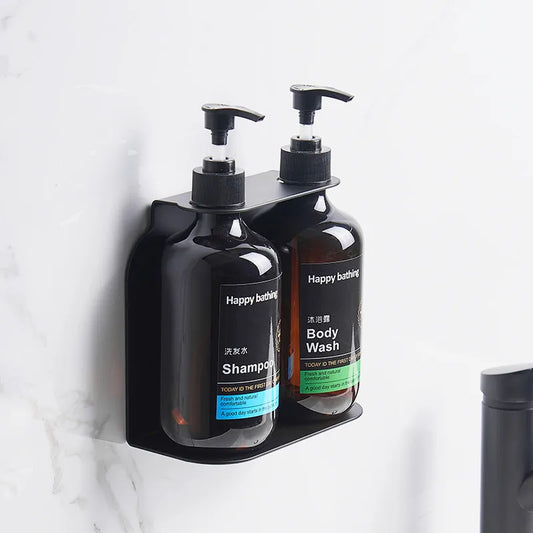 "500ml Wall-Mounted Soap Dispenser – SUS 304 Stainless Steel & ABS, Large Capacity for Bathroom or Shampoo Use"b