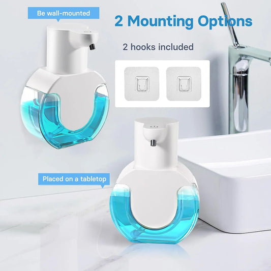 "420ml Touchless Automatic Soap Dispenser – Type-C Rechargeable, Intelligent Sensor for Bathroom & Kitchen"