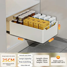 Pull-Out Kitchen Cabinet Organizer – Sliding Storage Rack with Smooth Glide Rails