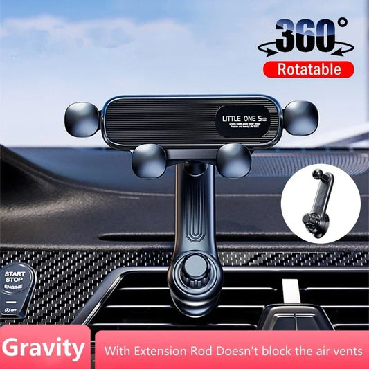 360° Gravity Car Phone Holder