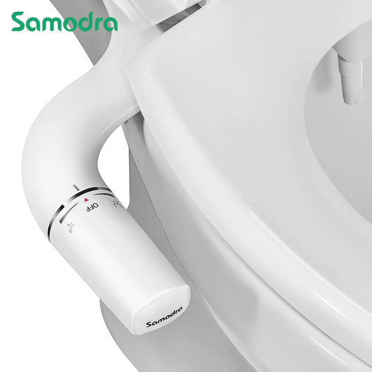 SAMODRA Ultra-Slim Dual Nozzle Bidet Toilet Attachment