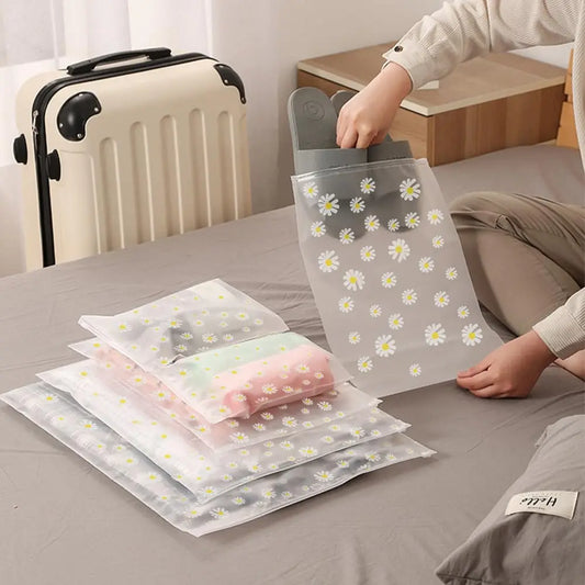10-Pack Clear Travel Storage Bags