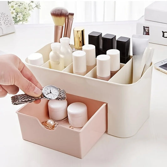 Desktop Cosmetics & Jewelry Storage Drawer Box