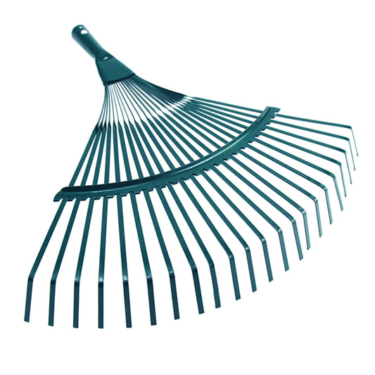 1Pc Garden Leaf Rake – 22-Tooth Durable Iron Rake for Grass, Farming, and Potting | Reliable Gardening Tool for Gardeners & Landscapers