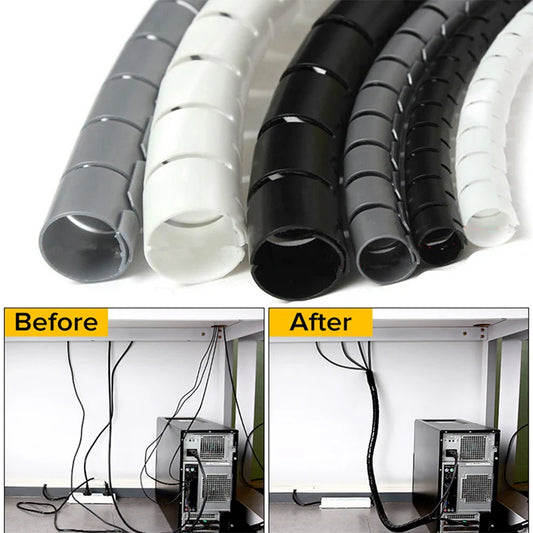 2M Flexible Spiral Cable Wire Protector (16mm)
