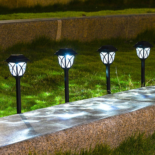 1-10 Pack Solar Yard Lights – Bright Waterproof LED Pathway & Landscape Lights
