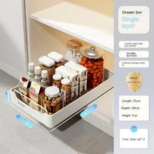 Pull-Out Kitchen Cabinet Organizer – Sliding Storage Rack with Smooth Glide Rails
