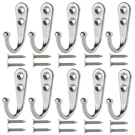 10Pcs Retro Wall Hooks Hangers