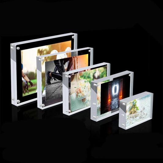 Clear Acrylic Magnetic Photo Frame