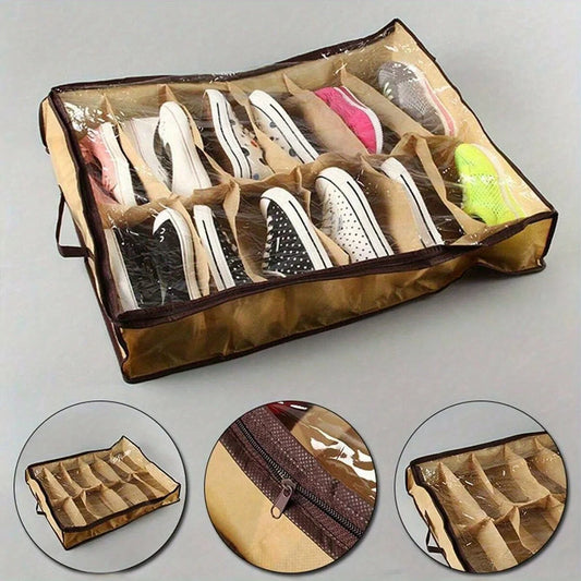 1/2/3PCS 12-Grille Wall Hanging Storage Organizer