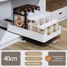 Pull-Out Kitchen Cabinet Organizer – Sliding Storage Rack with Smooth Glide Rails