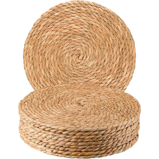 LMETJMA Round Woven Placemats