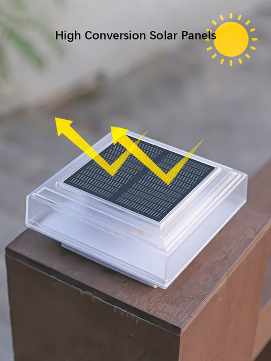 30LED Solar Pillar Post Light