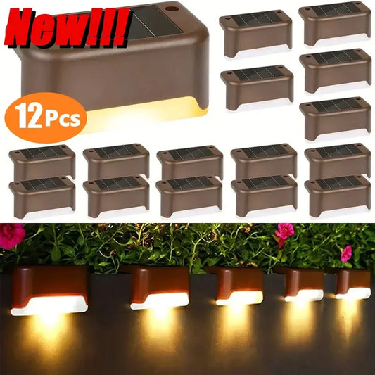 Solar Deck Step Lights (1–12 Pack)
