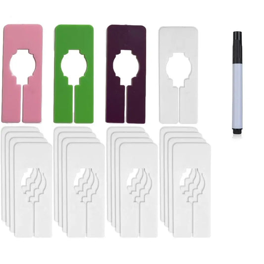 10PCS Reusable Clothes Size Dividers for Wardrobe