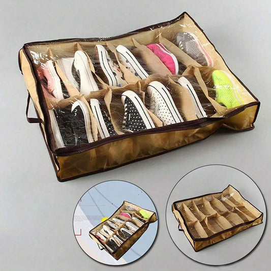 1/2/3PCS 12-Grille Wall Hanging Storage Organizer