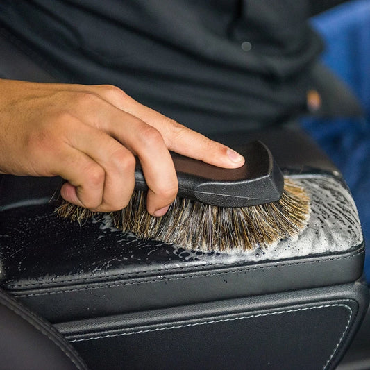 Horsehair Leather Cleaning Brush