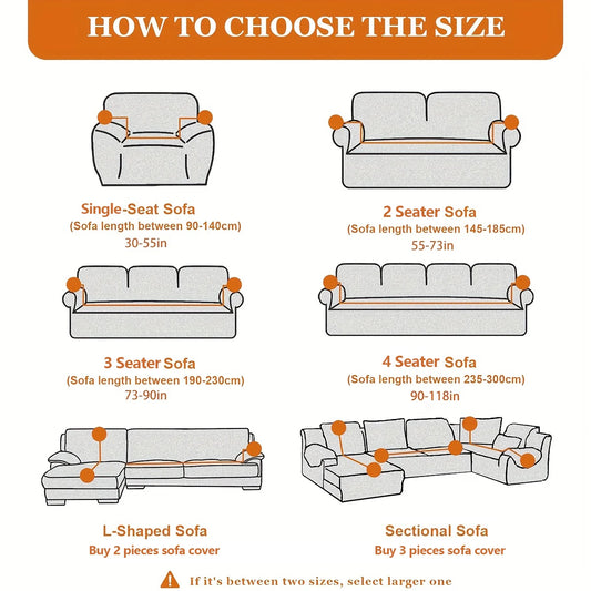 Flower Printed Elastic Sofa Cover – Furniture Protector