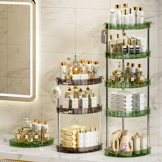 Multi-Layer Triangle Bathroom Corner Shelf