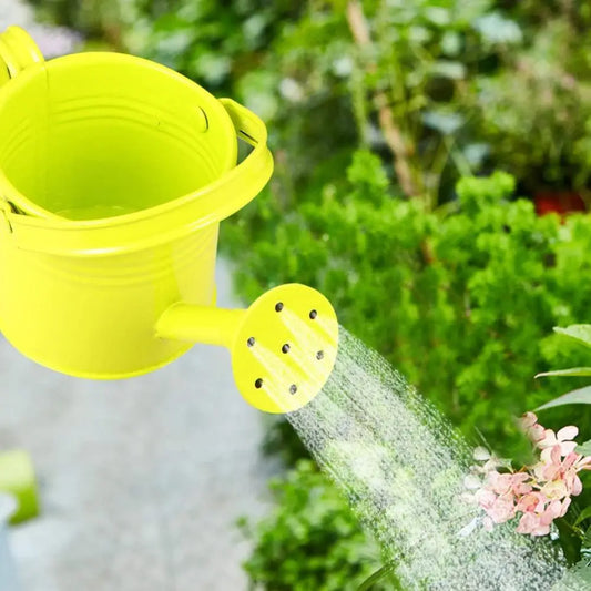 Vintage Mini Watering Can – Multicolor Kawaii Metal