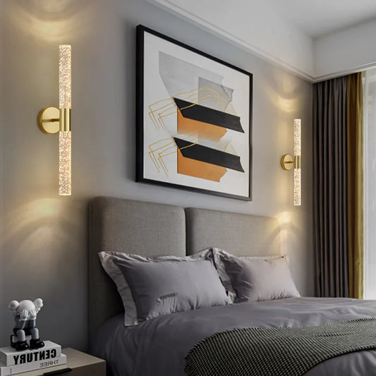 Nordic Crystal Bubble LED Wall Lamp