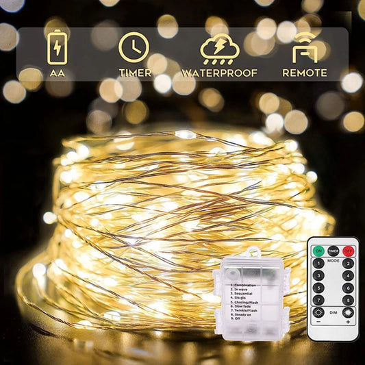 LED Copper Wire Fairy String Lights