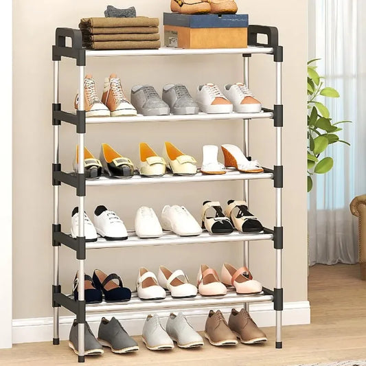 5–7 Layer Multi-Layer Shoe Rack – Dustproof, Space-Saving Household Shoe Cabinet