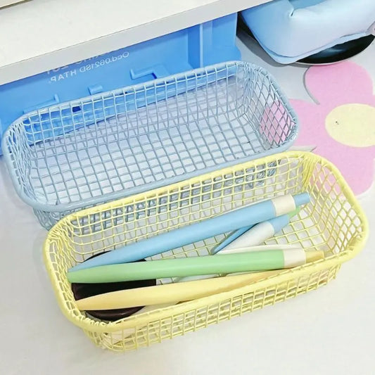 INS Metal Desktop Organizer Basket