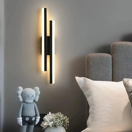 Copper Pipe LED Wall Lamp