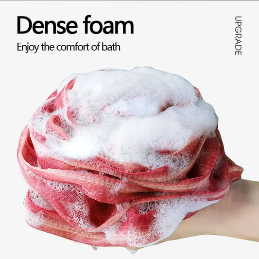 Rose Flower Bath Sponge – Soft Mesh Foaming Net