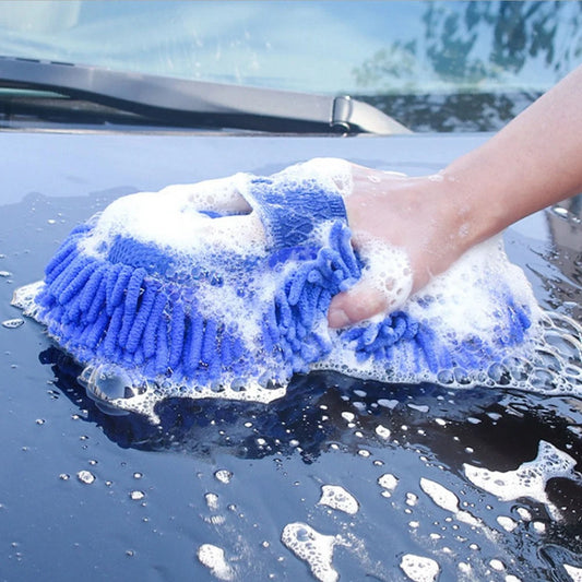 1pc Car Wash Glove Microfiber