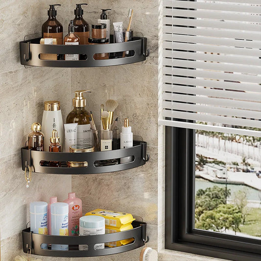 Adhesive Bathroom Shampoo Holder