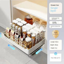 Pull-Out Kitchen Cabinet Organizer – Sliding Storage Rack with Smooth Glide Rails