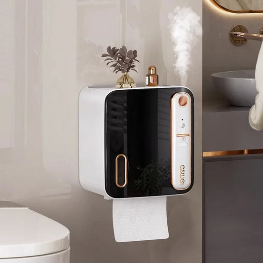 Intelligent Aromatherapy Toilet Paper Holder & Storage Box