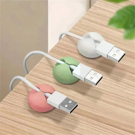 10PCS Candy Color Cable Clips