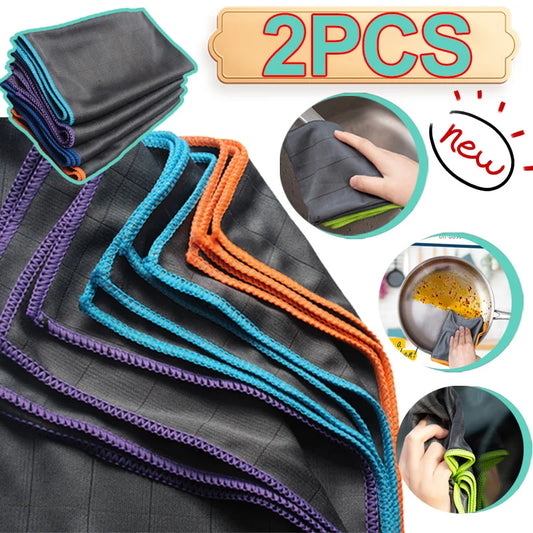 Microfiber Carbon Fiber Reusable Cleaning Cloth