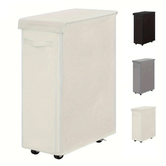 1PC Laundry Basket with Wheels and Lid