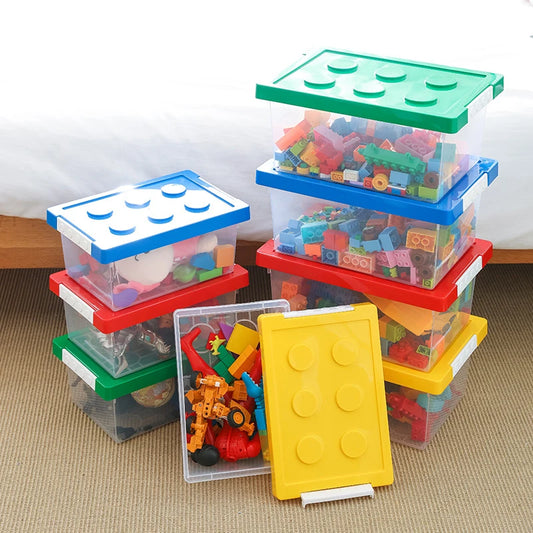 Kids Stackable Building Block Storage Box