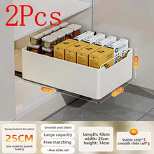 Pull-Out Kitchen Cabinet Organizer – Sliding Storage Rack with Smooth Glide Rails