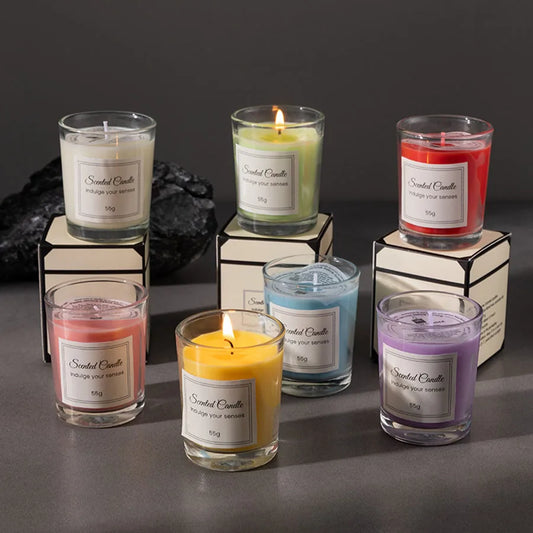 Premium Aromatherapy Candle Gift Box – Handmade Soy Wax Candle
