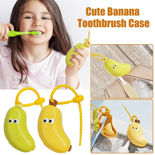 Cute Banana Travel Toothbrush Cap